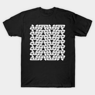 Abstract graphic white modern T-Shirt